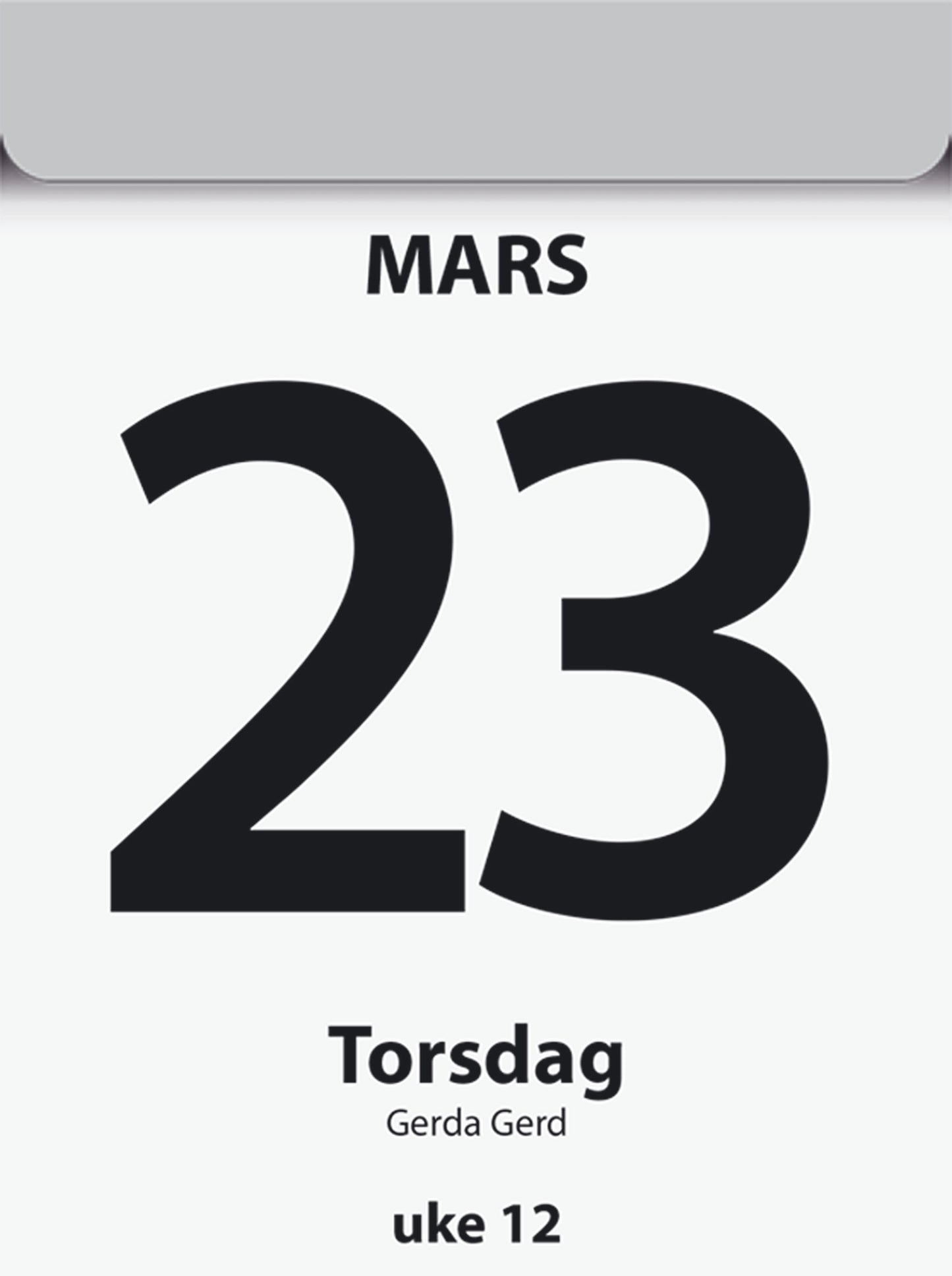 7.sans Dagblokk Stor 2026