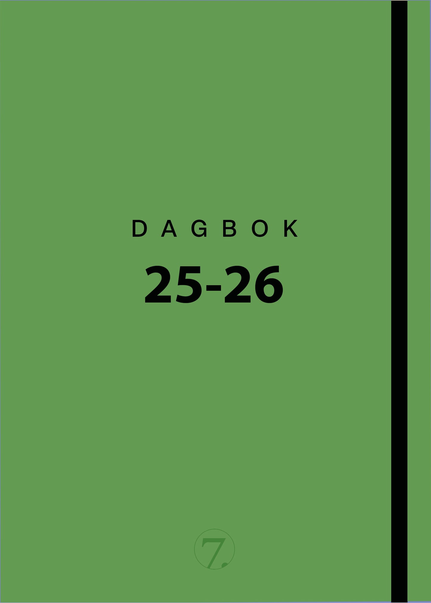 7.sans Studentdagbok Grønn A5