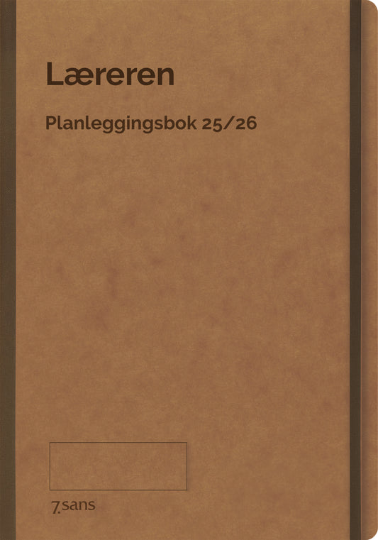 7.sans Læreren - Nature Planleggingsbok for alle lærere A4