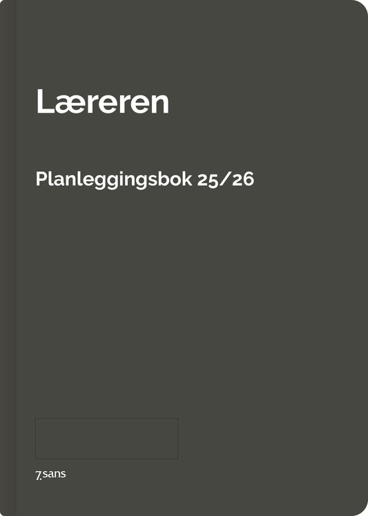 7.sans Læreren - Planleggingsbok for alle lærere A5