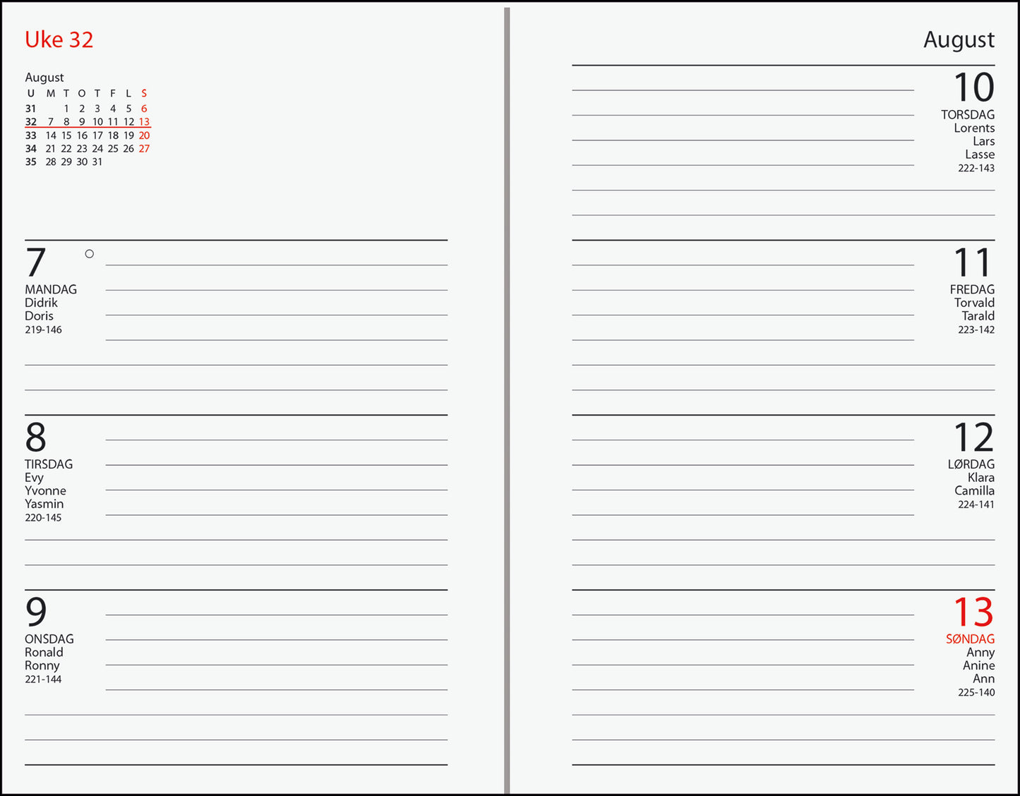 7.sans Adnotam, kartong blå 2026