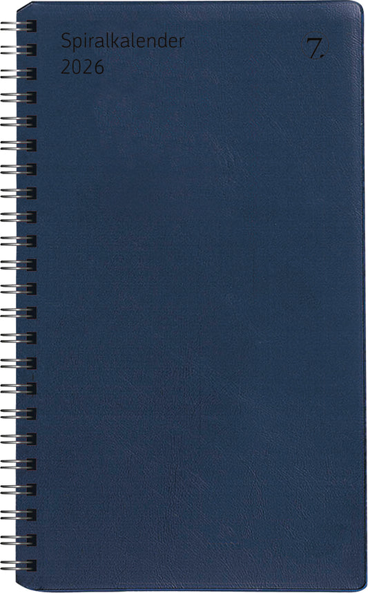 7.sans Spiralkalender 2026