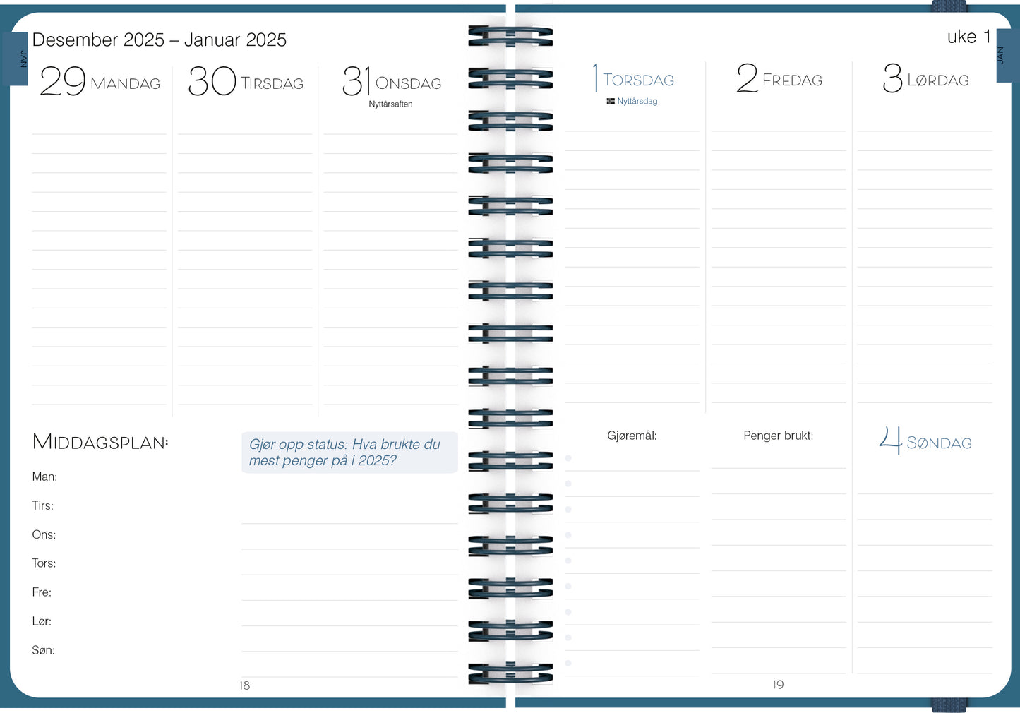 7.sans Pengesnakk planlegger 2026
