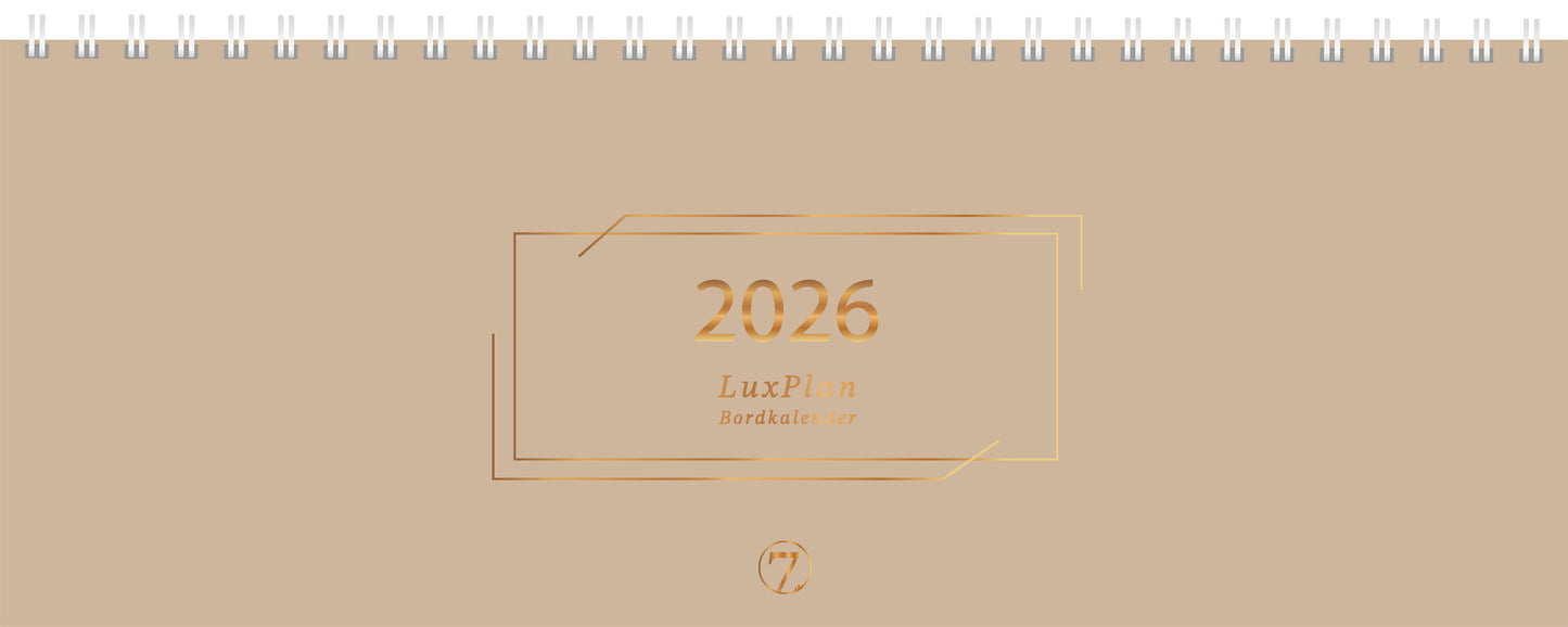 7.sans LuxPlan, bordkalender 2026