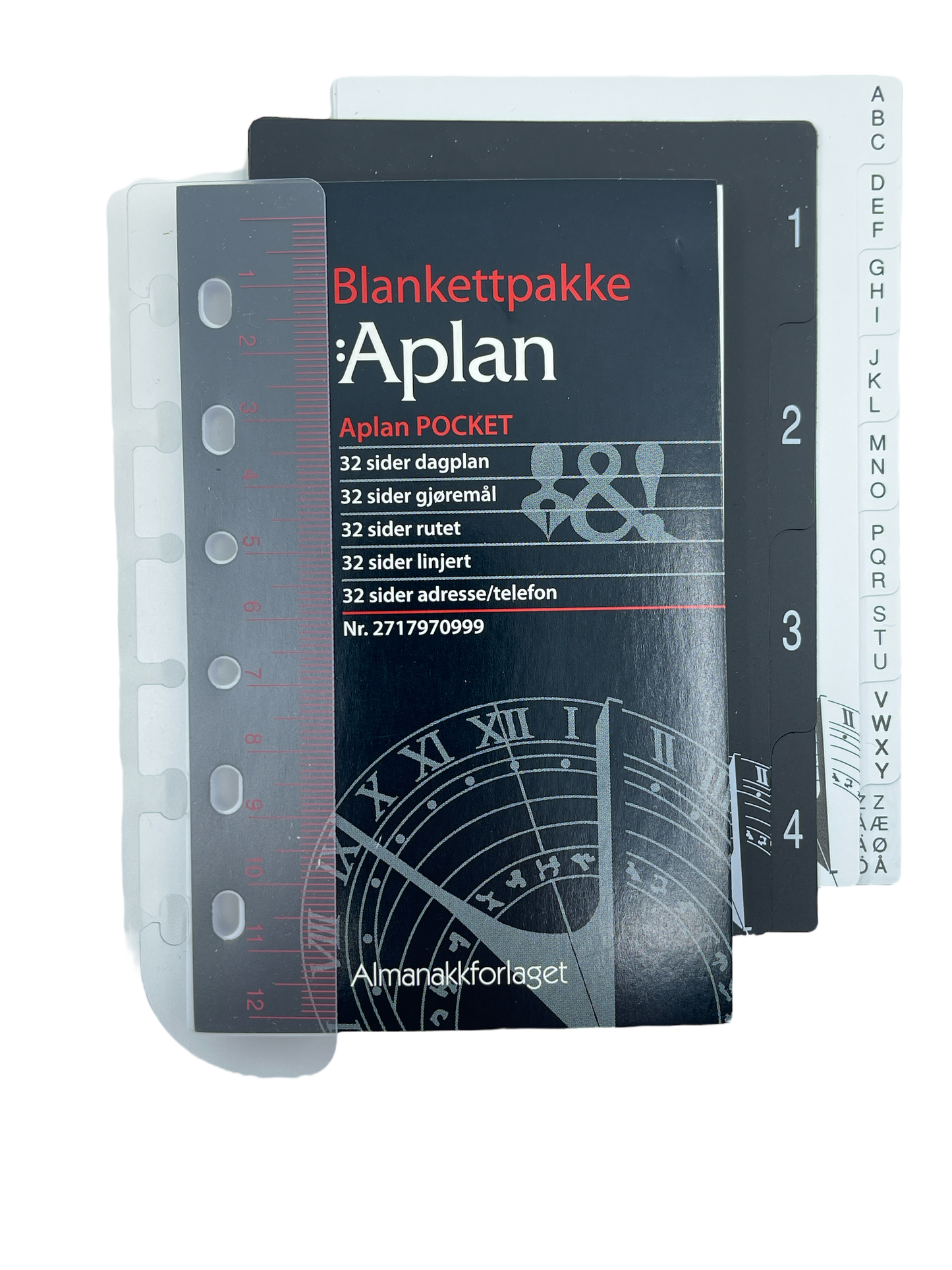 Aplan Pocket Idunn, imitert perm m/seddellomme