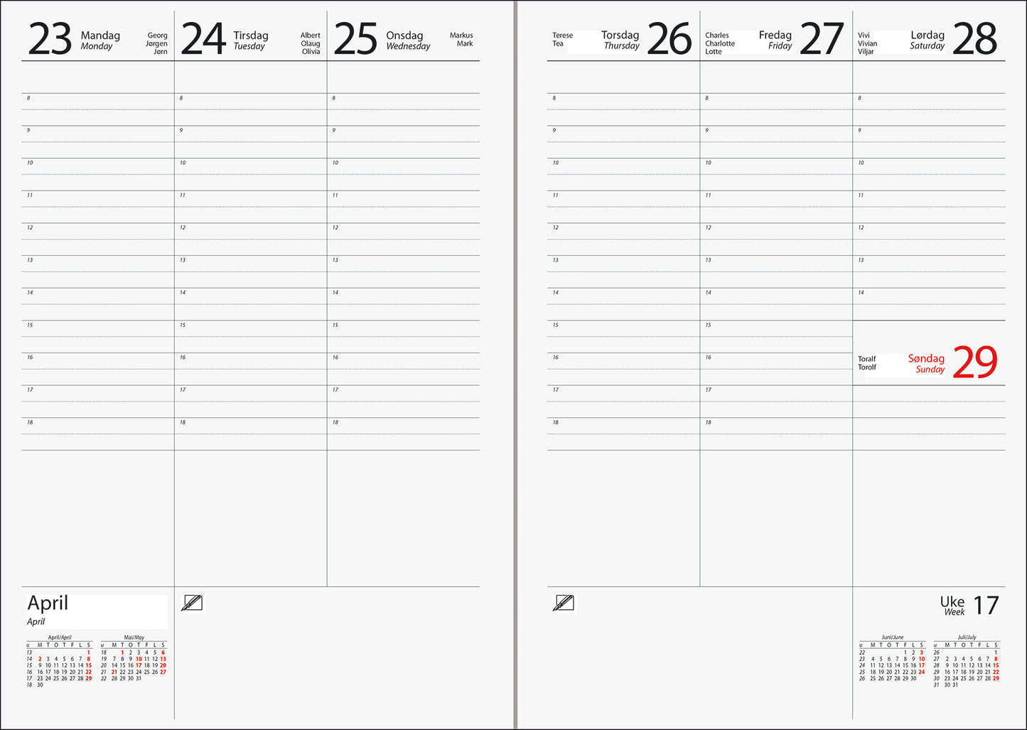 7.sans Novum 2024, ukesoppslag