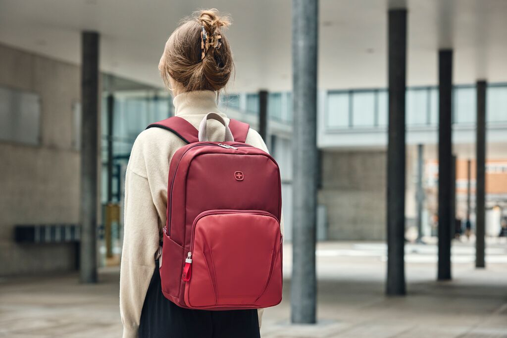 Wenger, Motion Ryggsekk, 15.6" PC Ryggsekk med nettbrettlomme, Digital Rød