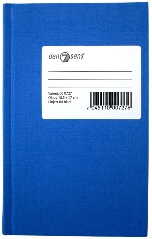 7.sans Protokoll Oktav Linjert, 64 blad