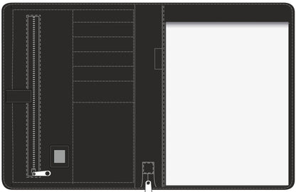 Aplan Draupne Konferansemappe A4, imitert skinn