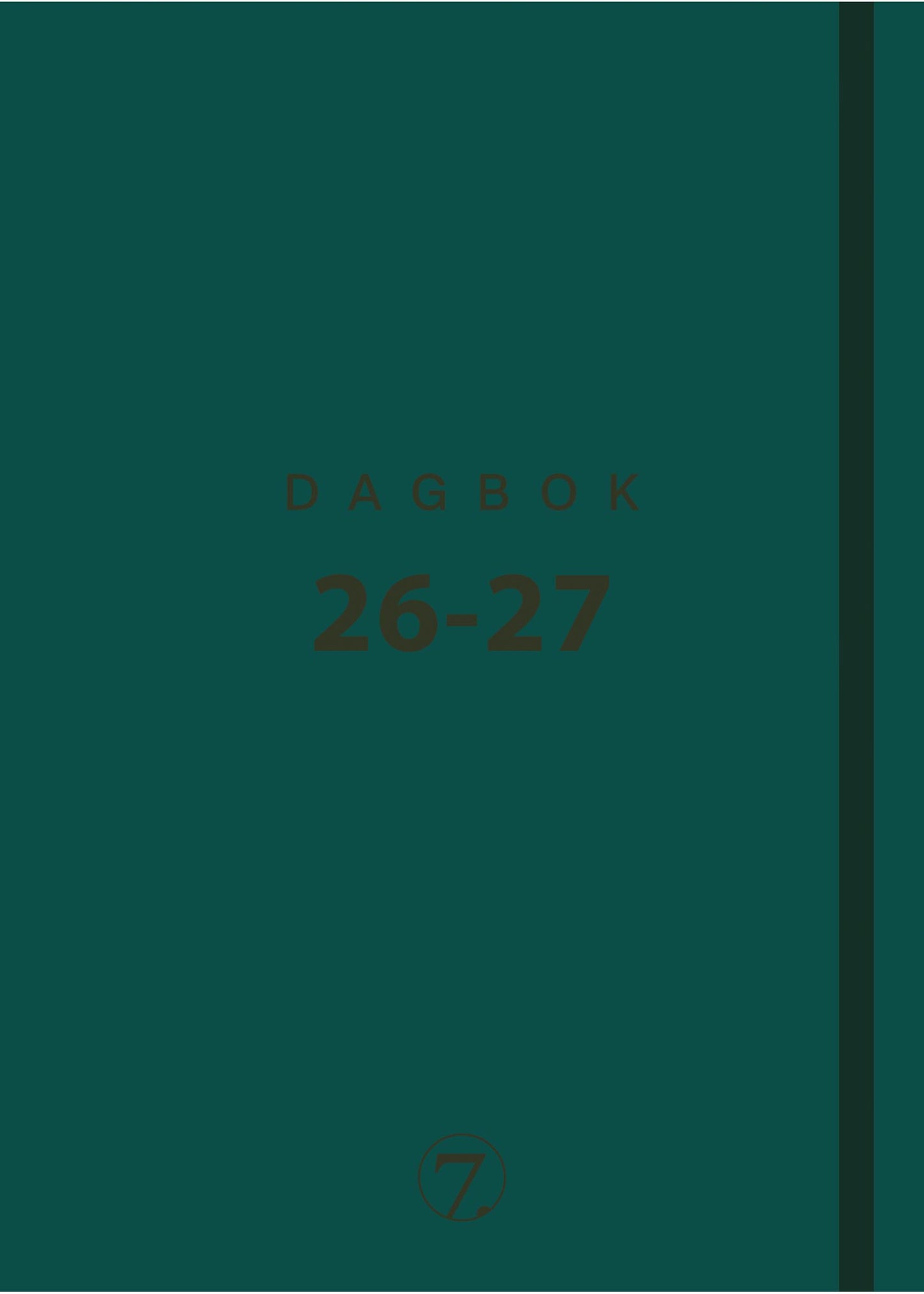 7.sans Studentdagbok Grønn A5