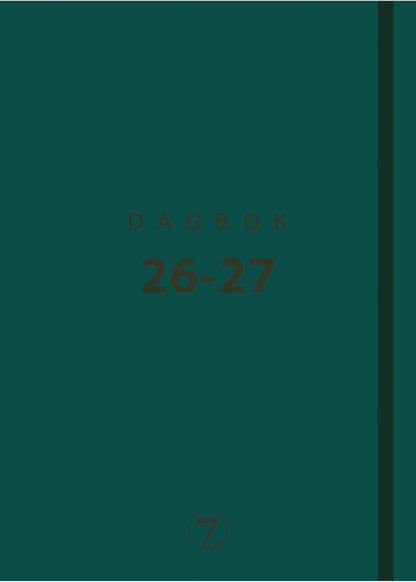 7.sans Studentdagbok Grønn A5