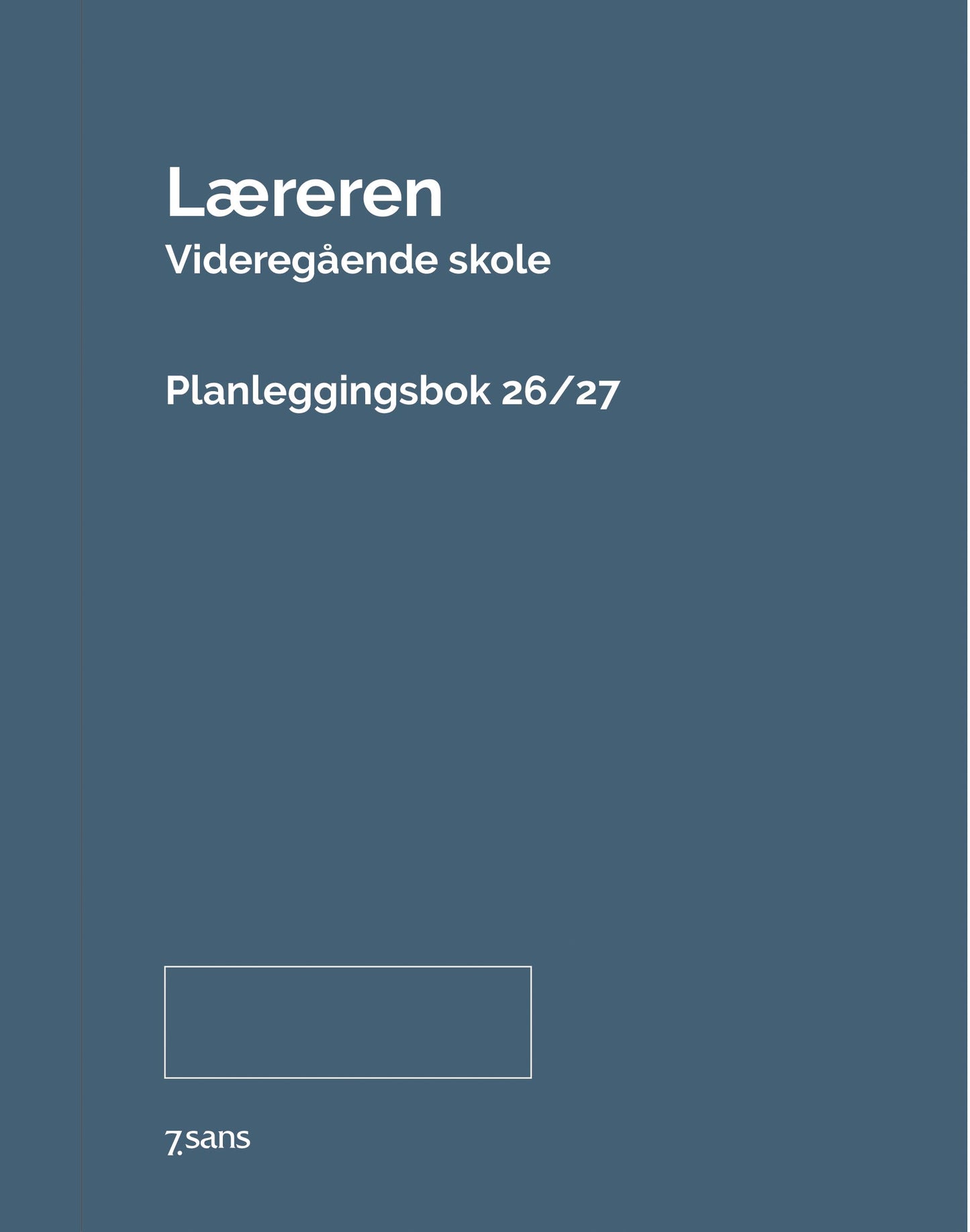 7.sans Læreren Videregående Skole A4
