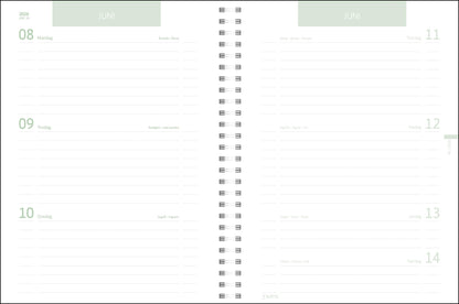 7.sans Ukeplan Hearts A5