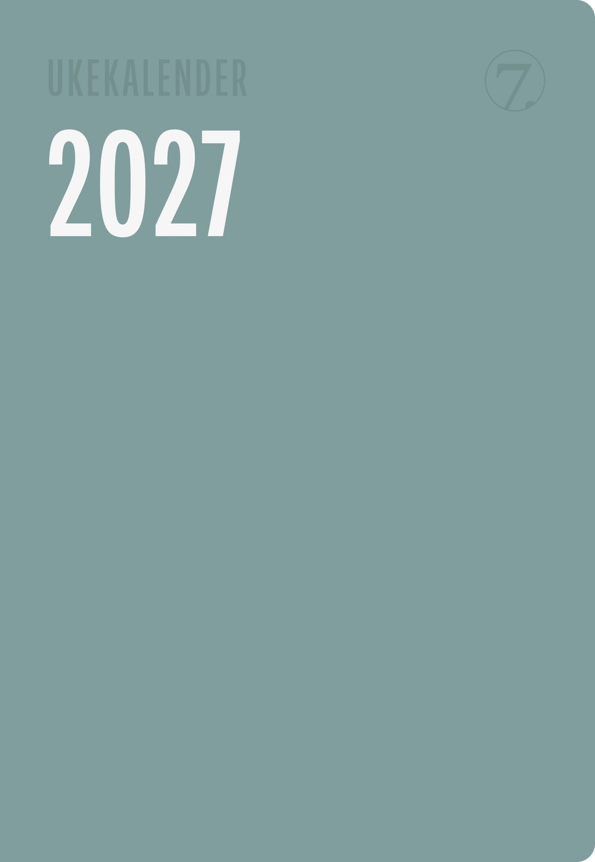 7.sans Ukekalender, innbundet 2027