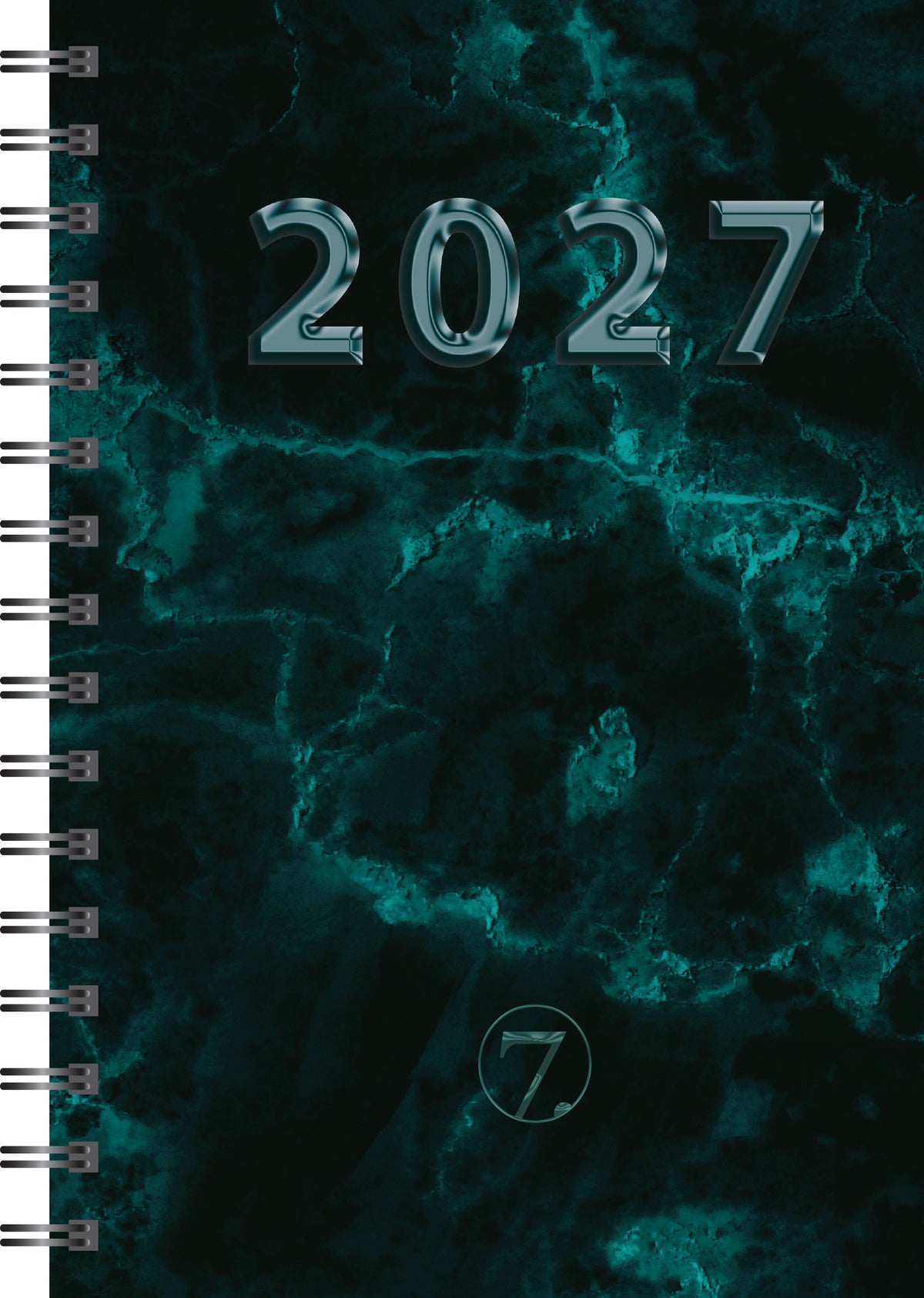 7.sans Dagbok A5, spiralisert 2027