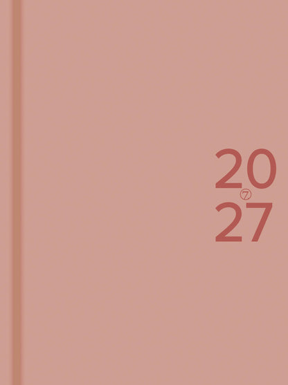 7.sans Dagbok Colour gammel rosa 2027