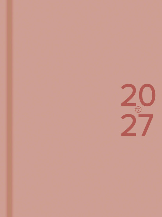 7.sans Dagbok Colour gammel rosa 2027