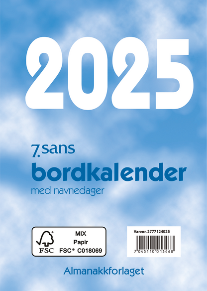 7.sans Bordkalender 2025