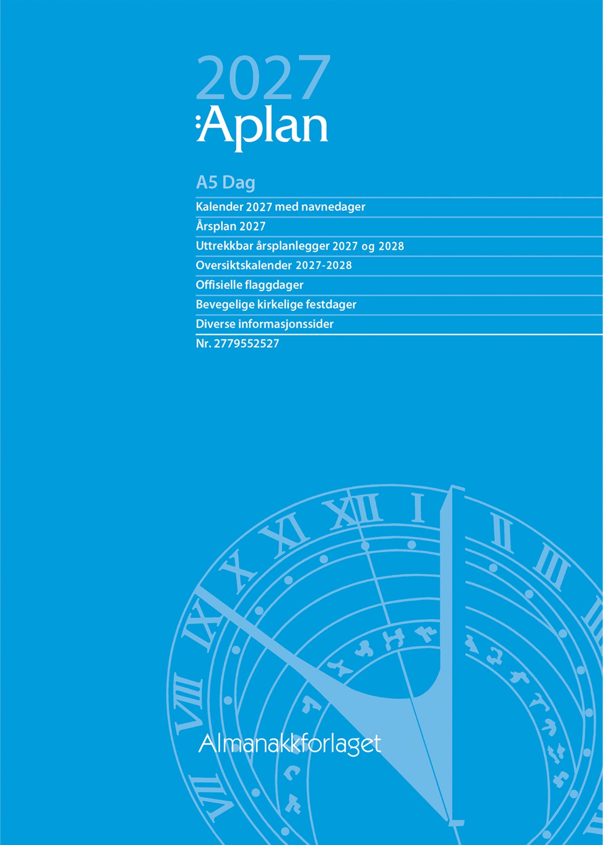 Aplan A5 Dag årssett 2027