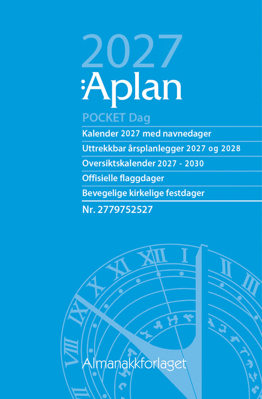 Aplan Pocket Dag årssett 2027