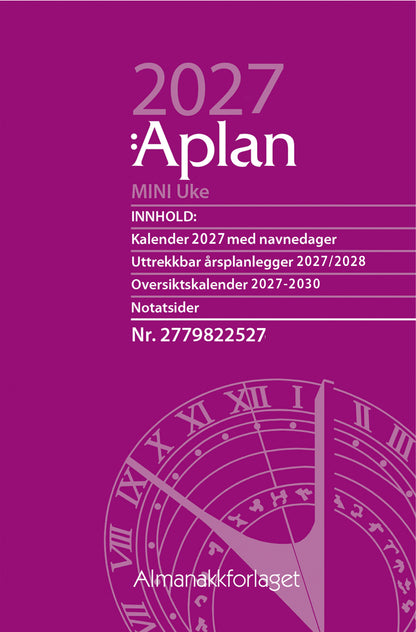 Aplan Mini Uke årssett 2027