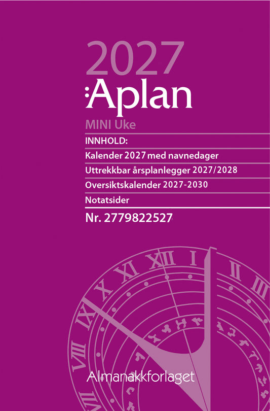 Aplan Mini Uke årssett 2027