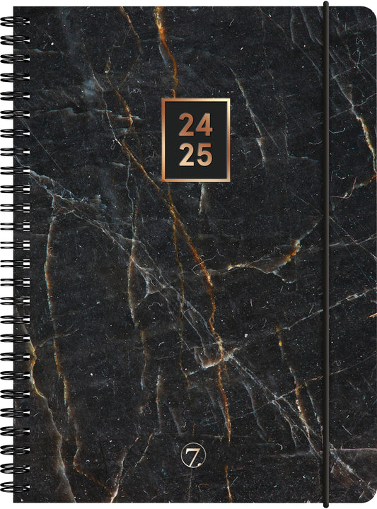 Dagplan Black marble A6  FSC