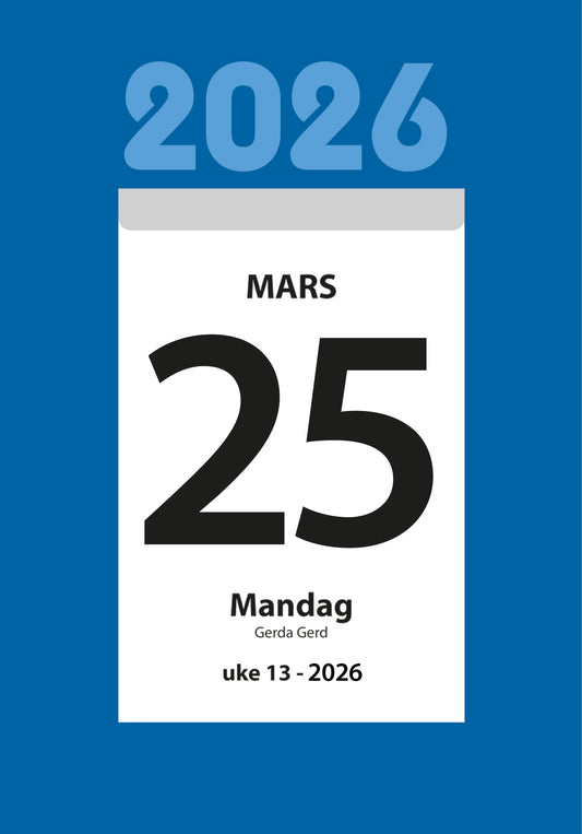 7.sans Liten kjempekalender 2026