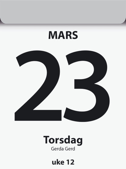 7.sans Dagblokk Stor 2026