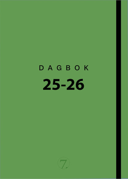 7.sans Studentdagbok Grønn A5