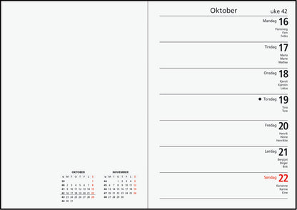 7.sans Studieplan Beige A6