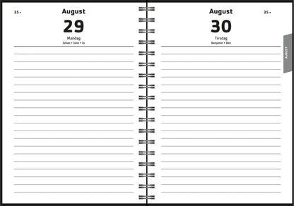 7.sans Dagplan Bubble Planner A6 FSC