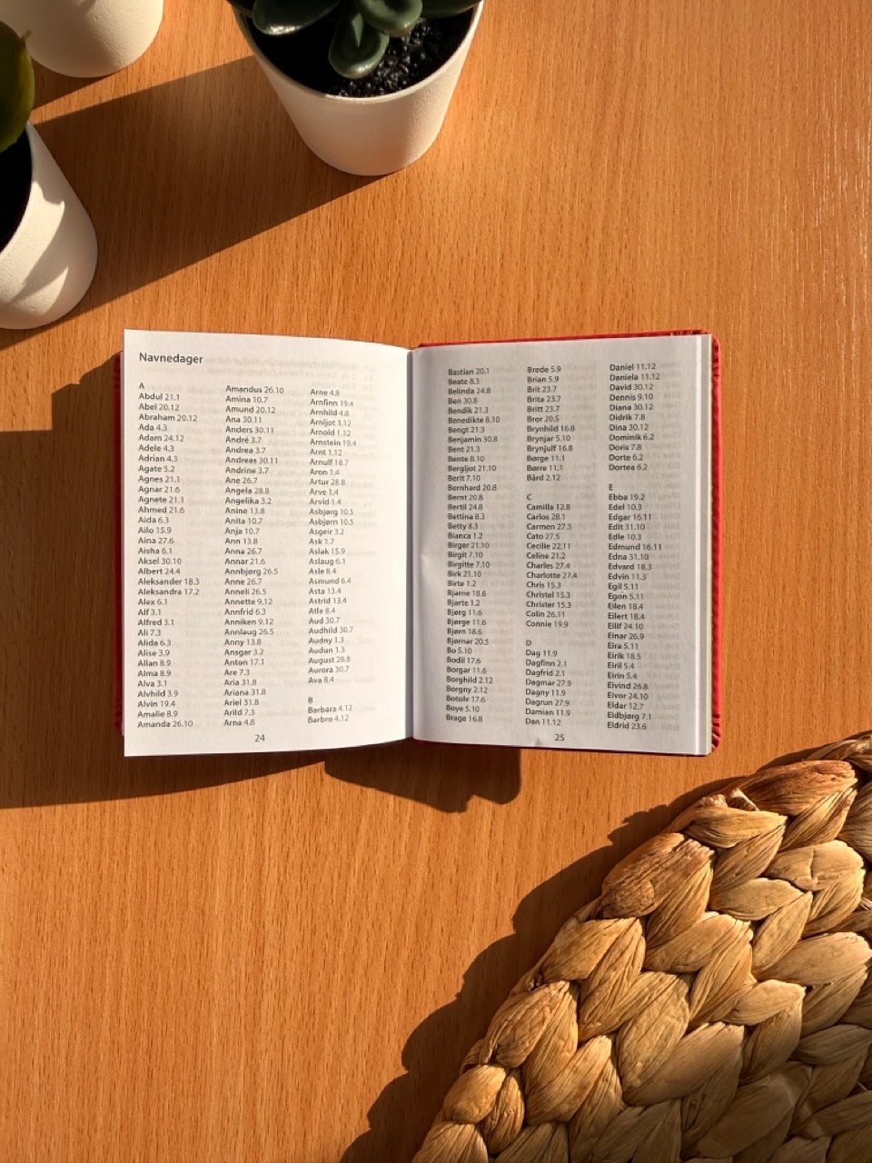 7.sans Primo, imitert skinn rød 2026