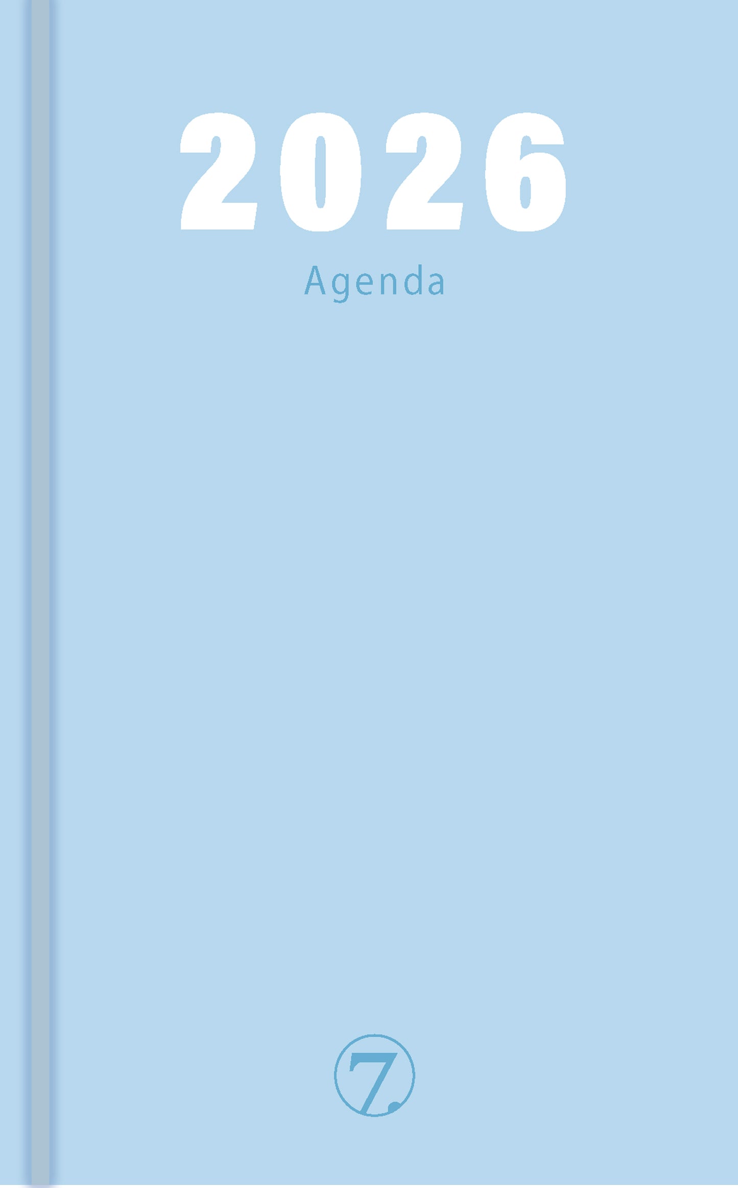 7.sans Agenda, imitert skinn 2026