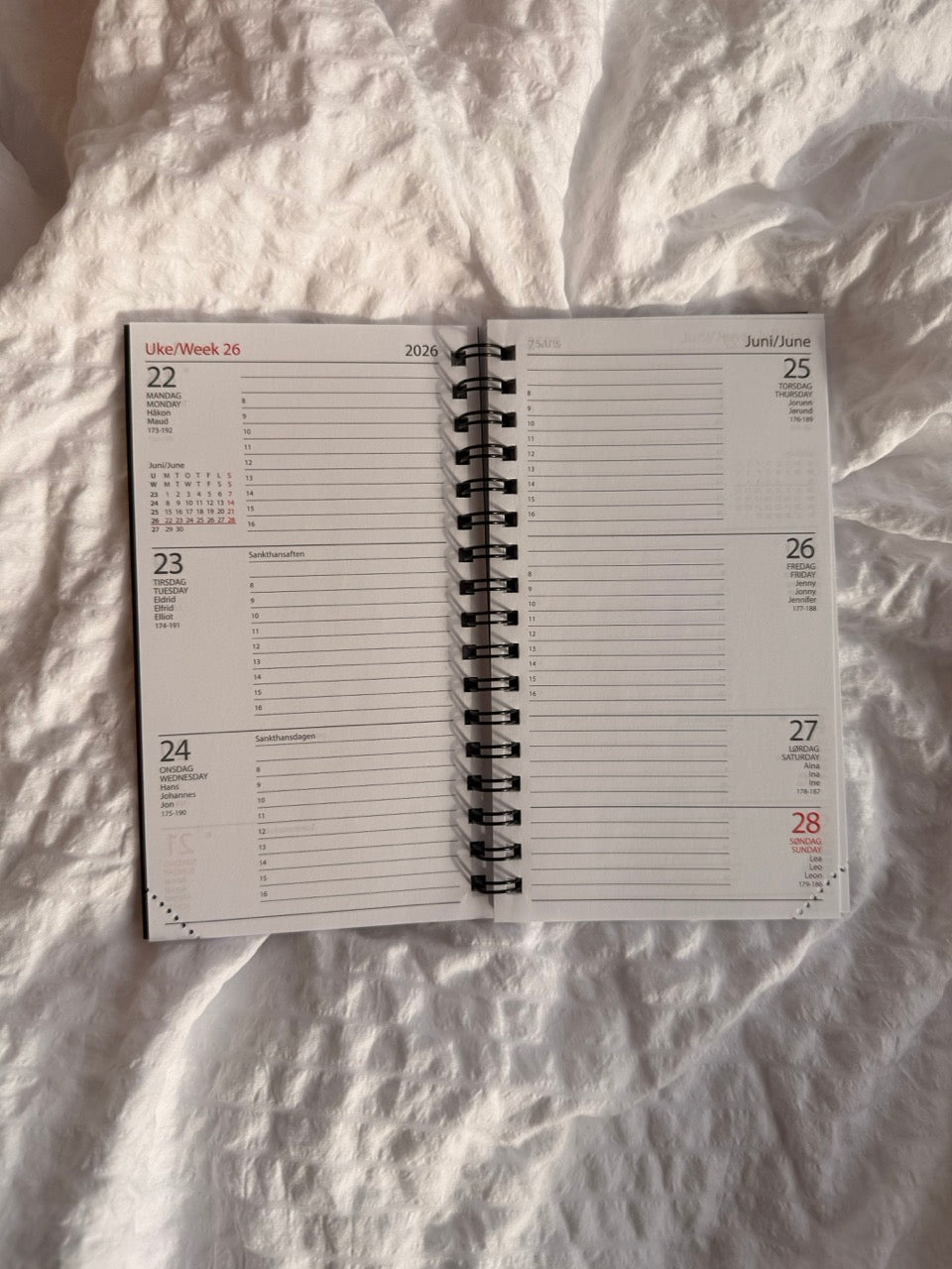 7.sans Datum, refill 2026