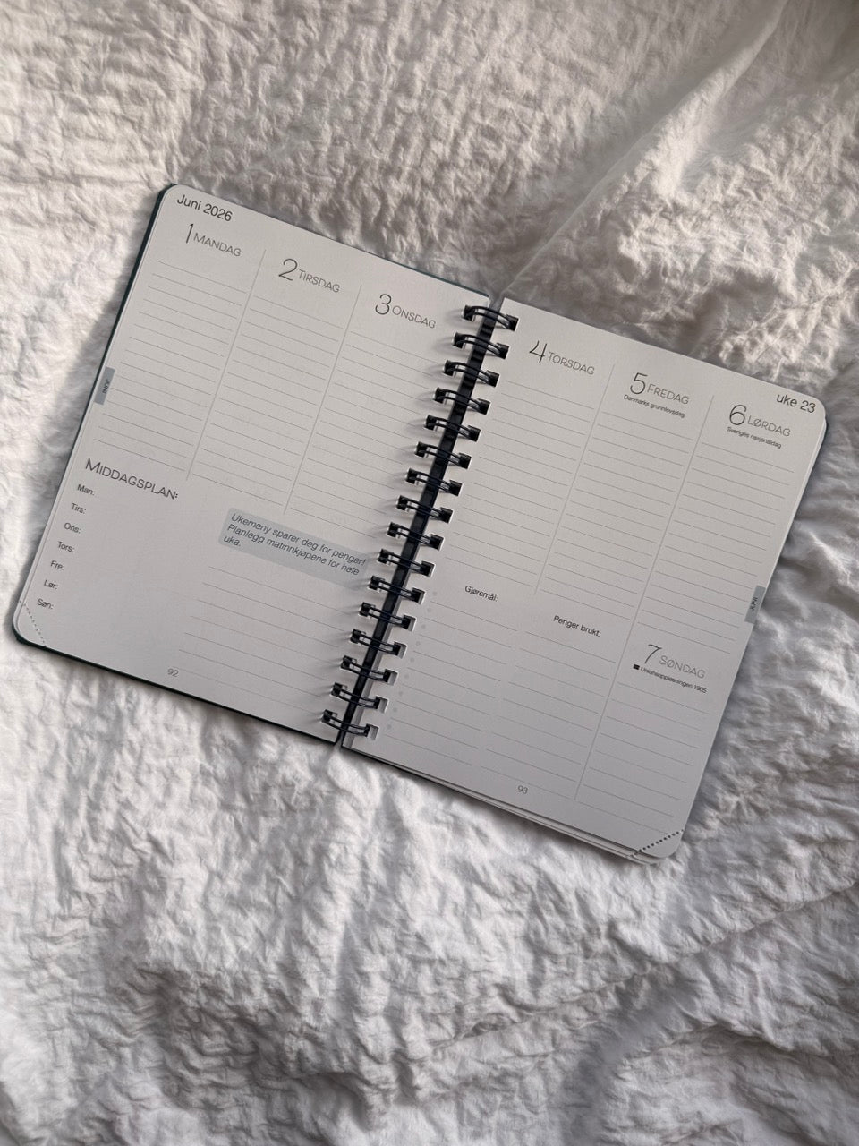 7.sans Pengesnakk planlegger 2026