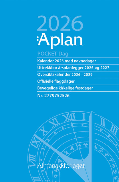 Aplan Pocket Dag årssett 2026