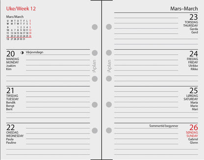 Aplan Mini Uke årssett 2026