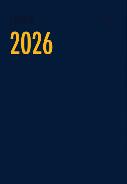 7.sans Dagbok Trend A5 m/mnd.reg. 2026