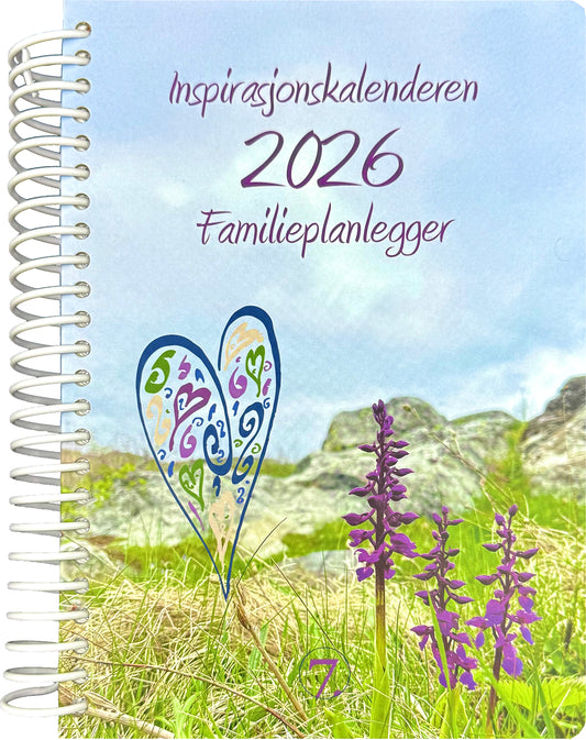 7.sans Inspirasjonskalender Familieplanlegger 2026