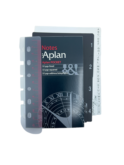 Aplan Pocket Frøy, skinnperm m/seddellomme