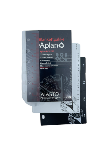 Aplan Pocket Urd, skinnperm m/lommebok