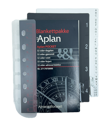 Aplan Pocket Idunn, imitert perm m/seddellomme