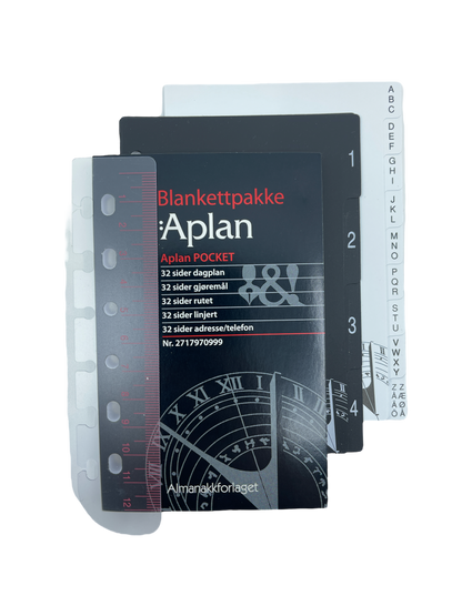 Aplan Pocket Mime, imitert perm m/seddellomme