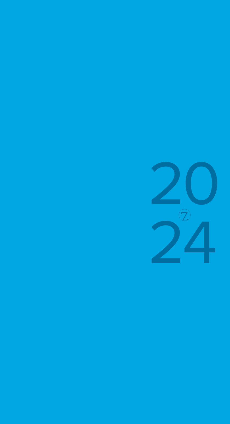 7.sans Datum Colour Aqua 2024, Front