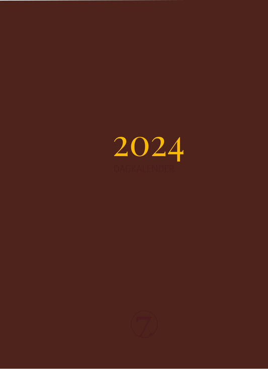 7.sans Dagkalender innbundet 2024, Front