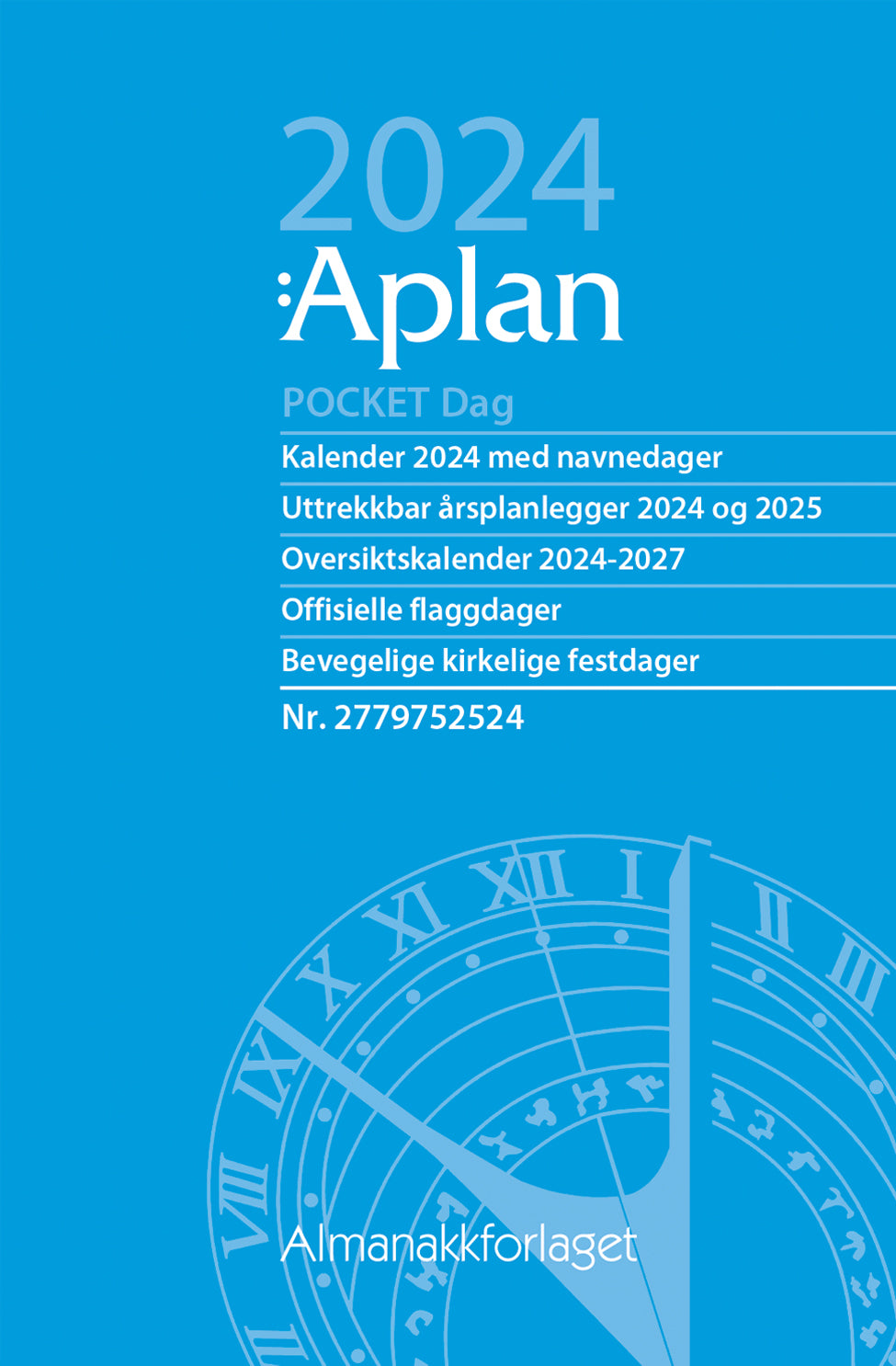 Aplan Pocket Dag Årssett 2024, Front