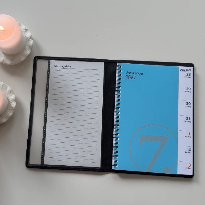 7.sans Ukekalender, refill i omslag 2027