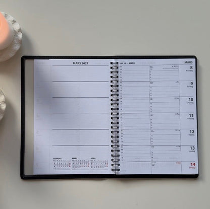 7.sans Ukekalender, refill i omslag 2027