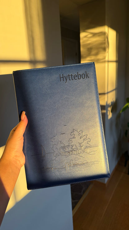 Hyttebok, blå